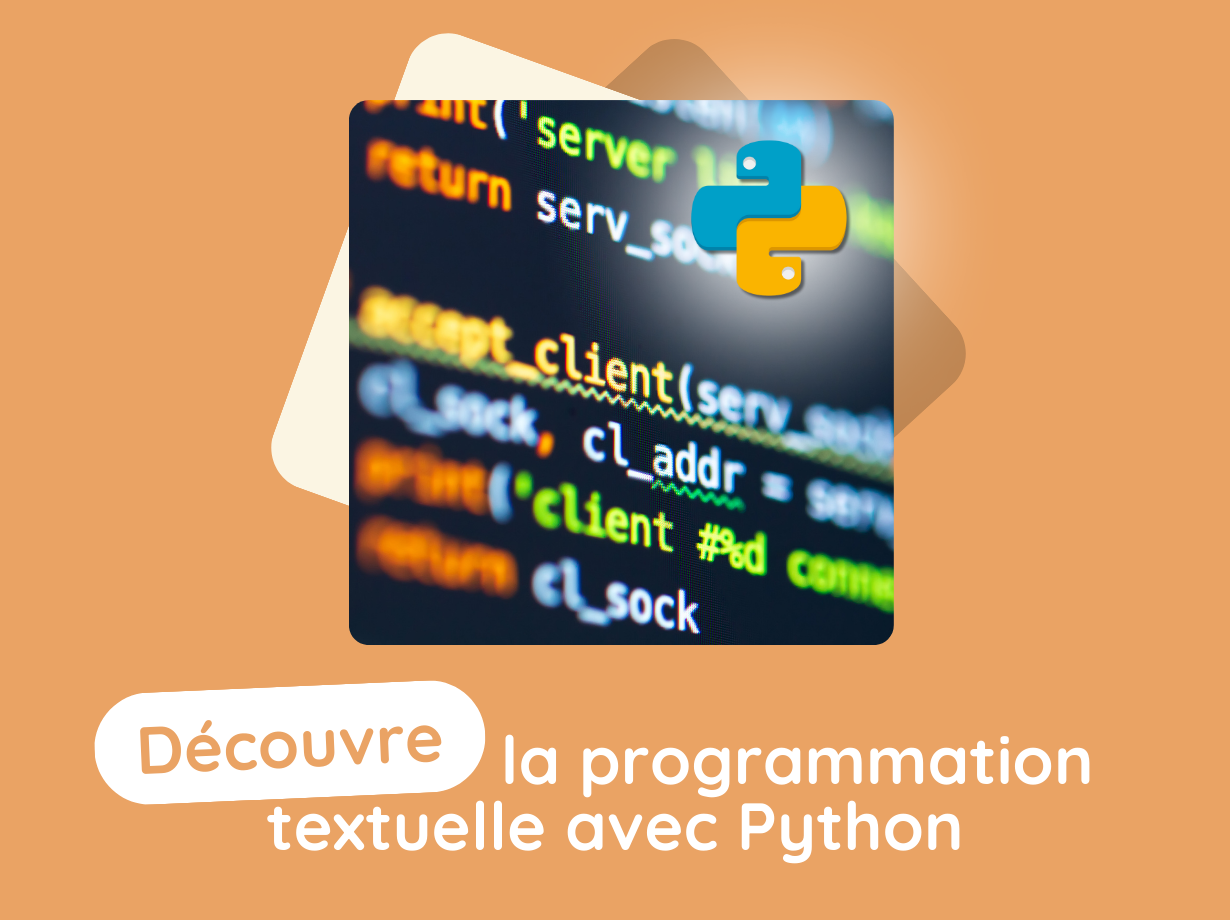 DÉCOUVRE LA PROGRAMMATION TEXTUELLE AVEC PYTHON / 4ème à Terminale